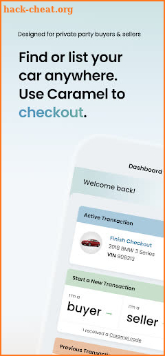 Caramel: Car Checkout Platform screenshot