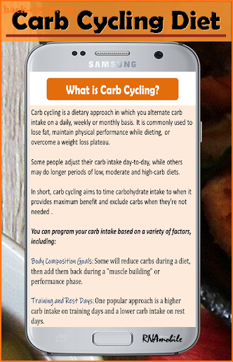 Carb Cycling Diet screenshot
