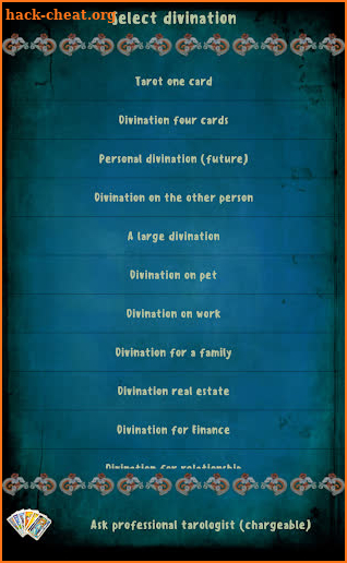 Card reading screenshot