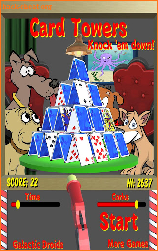 Card Towers Pro, Knock'em Down screenshot