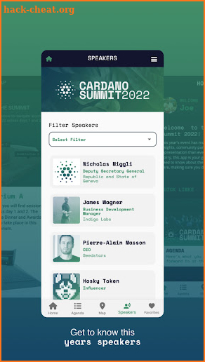 Cardano Summit 2022 screenshot