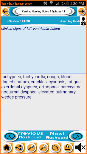 Cardiac Nursing Exam Review : Notes & Flashcards screenshot