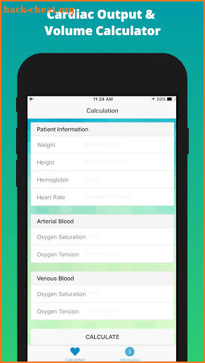 Cardiac Output & Volume Calculator: Cardiology screenshot