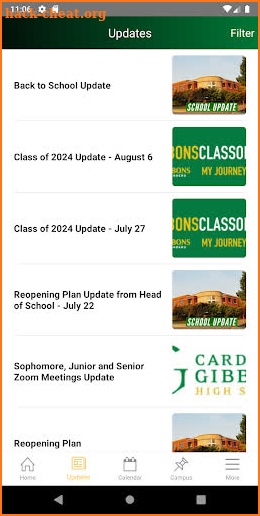 Cardinal Gibbons HS NC screenshot