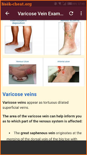 Cardiology & Respiratory Clinical Assessment screenshot