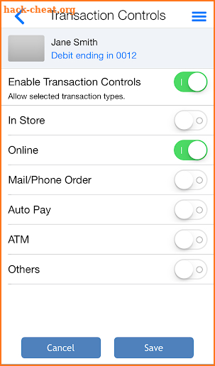 CardNav screenshot