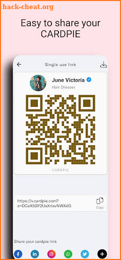 CARDPIE -Digital Business Card screenshot