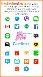 Care Bears Sticker Share screenshot