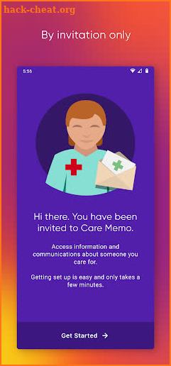 Care Memo screenshot