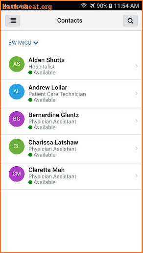 CareAware Connect Messenger screenshot