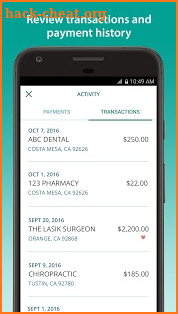 CareCredit Mobile App screenshot