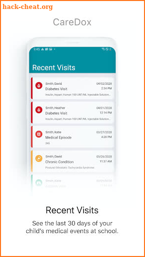 CareDox - Student Digital Health Record screenshot