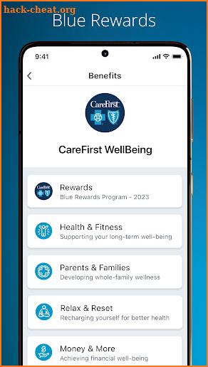 CareFirst WellBeing screenshot