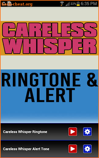 Careless Whisper Ringtone screenshot