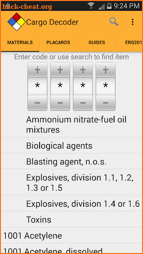 Cargo Decoder screenshot