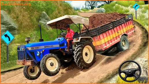 Cargo Tractor Trolley Simulator Farming Game 2 screenshot