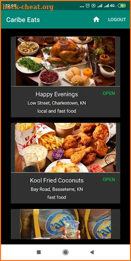 CaribeEats App screenshot