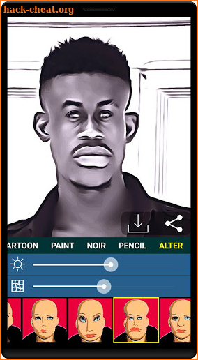 caricature maker - funny face screenshot