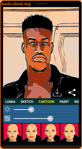 caricature maker - funny face screenshot