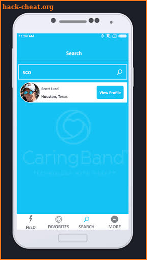 CaringBand screenshot