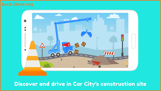 Carl the Super Truck Roadworks: Dig, Drill & Build screenshot