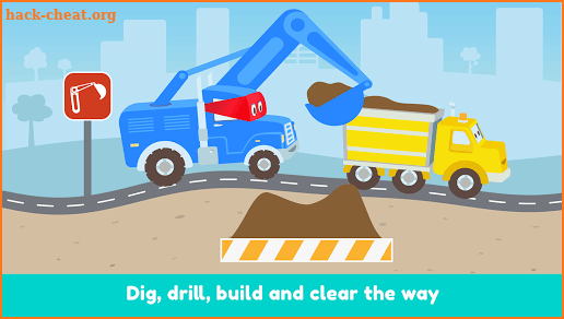 Carl the Super Truck Roadworks: Dig, Drill & Build screenshot