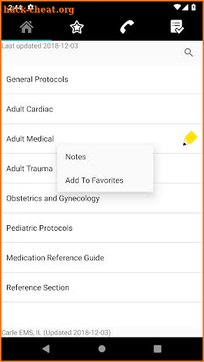 Carle Regional EMS Protocols screenshot