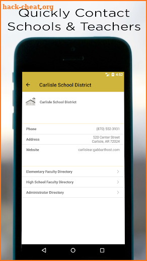 Carlisle School District screenshot