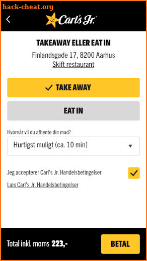 Carl's Jr. DK screenshot