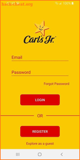 Carl's Jr. Now screenshot