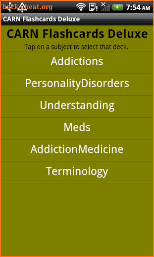 CARN Flashcards Deluxe screenshot