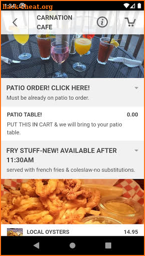 Carnation Cafe screenshot