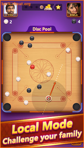 Carrom Go-Disc Board Game screenshot