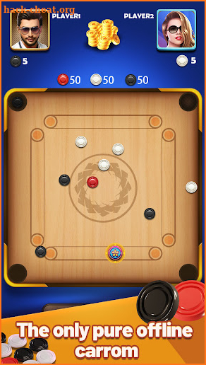 Carrom Lite-Board Offline Game screenshot