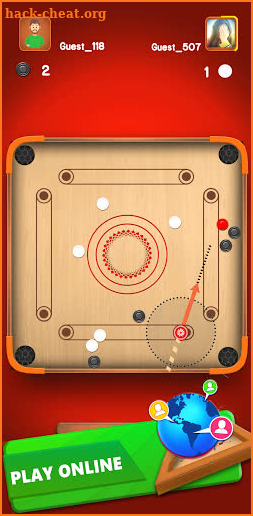 Carrom Star : Multiplayer Carrom board game screenshot