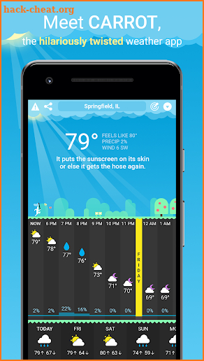 CARROT Weather screenshot