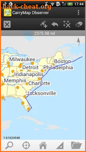 CarryMap Observer screenshot