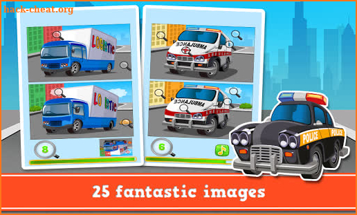 Cars & Vehicles - Find the Difference Game * screenshot