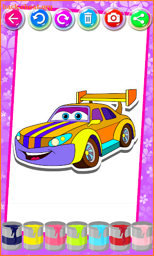 Cars Coloring Book Games screenshot