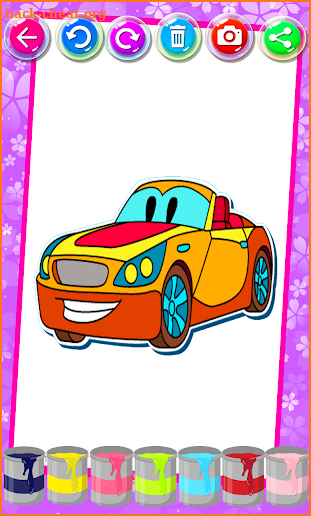 Cars Coloring Book Games screenshot