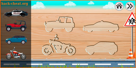 Cars educational games for boys puzzles for kids screenshot