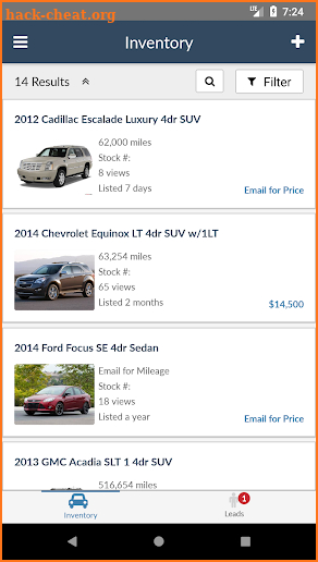 Carsforsale.com Dealer screenshot