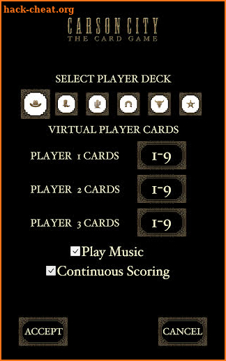 Carson City - The Card Game screenshot