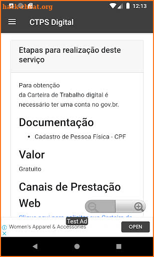 Carteira do Trabalhador CTPS Digital seu guia screenshot