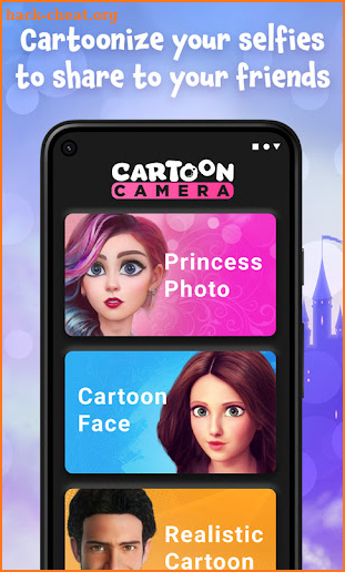 Cartoon Camera - AI Toons, Royal Face Filters screenshot