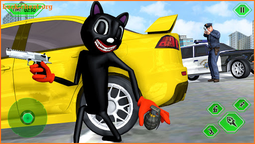 Cartoon Cat Crime City Hero 3D: Gangster Mafia Cat screenshot