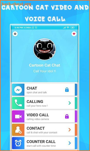 Cartoon Cat Game Fake Call & Video screenshot