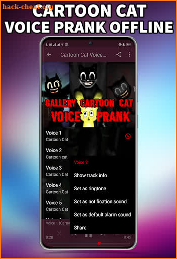 Cartoon Cat Voice Prank Offline screenshot