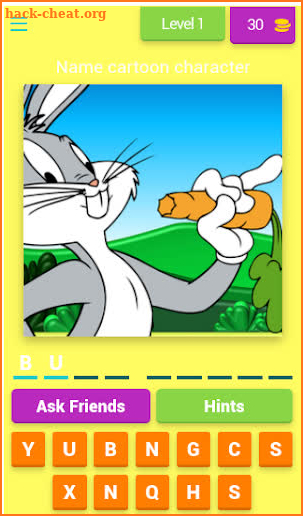 Cartoon Characters Quiz screenshot