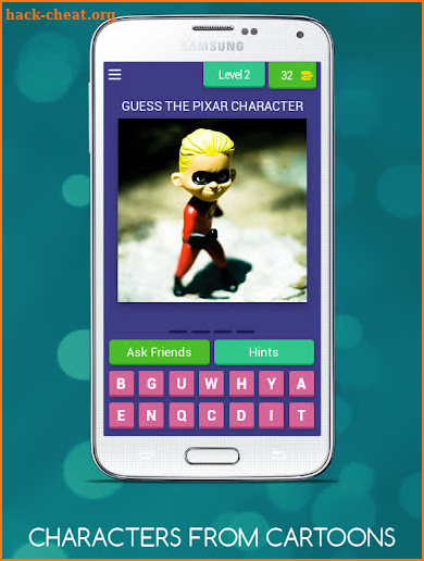 CARTOON CHARACTERS QUIZ screenshot